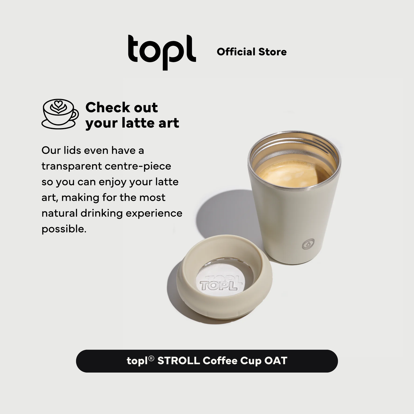 topl® STROLL Coffee Cup OAT